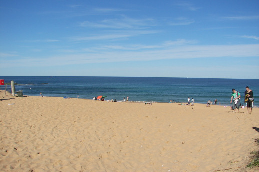 Central part of Mona Vale beach
