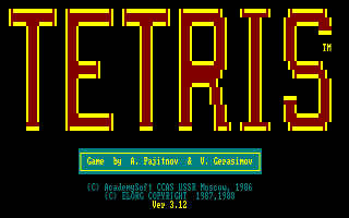 Tetris title page